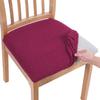 Office and Home Chair Cushion Cover, Square Seat Cushion Anti Fouling Cover Elastic Arc-shaped Chair Cover Stool Cover Split Type Cover