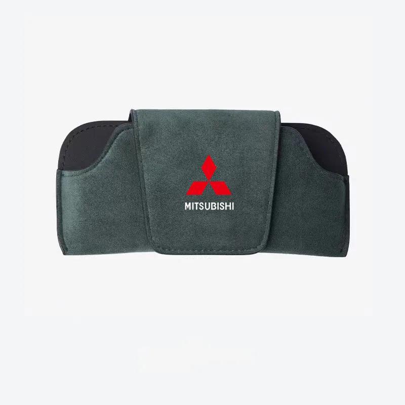 Car Glasses Box Sun Visor Eyeglass Case Car Interior Accessories for Mitsubishi Lancer Outlander ASX Pajero L200 Triton