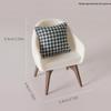 Dollhouse Miniature Throw Pillow for 1/12 Scale Chair or Sofa - Bedroom Scene Accessory
