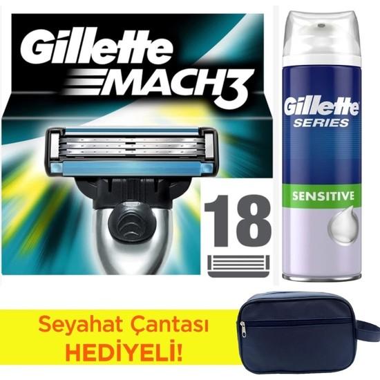 

Gillette Fusion 16 лезвий для бритвы + пена 250 мл + сумка