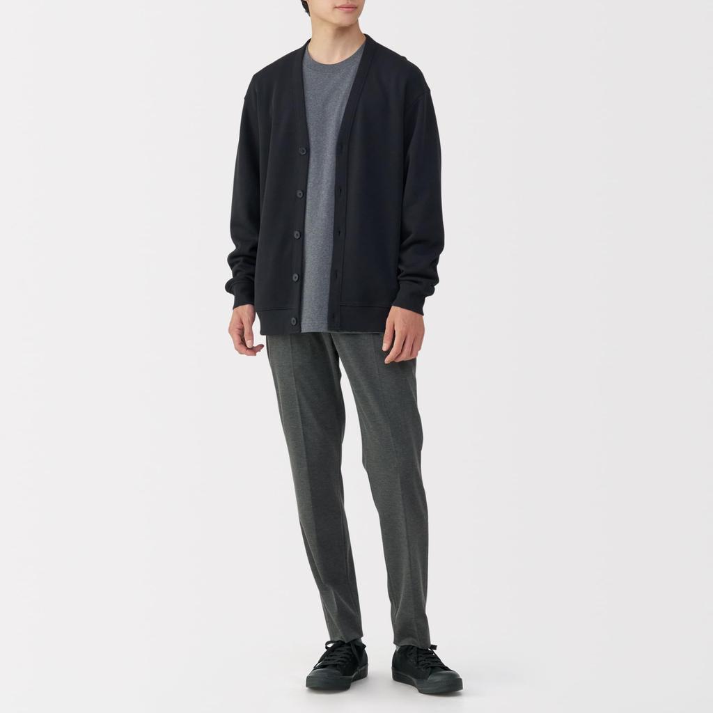 MUJI Men's Comfortable Water-Repellent Sneakers, Black Pattern, Size 28.5cm (EBC01A5A)