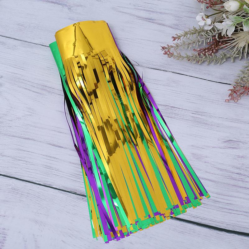 3M Premium Fringe Banner Party Streamers Foil Tinsel Garland For Birthday Wedding Anniversary Party Decorations Hanging Decor