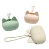 Soft Grip Strap Pacifier Case with lanyard Pacifier Pouch Cute Silicone Pouch  Stroller Travel