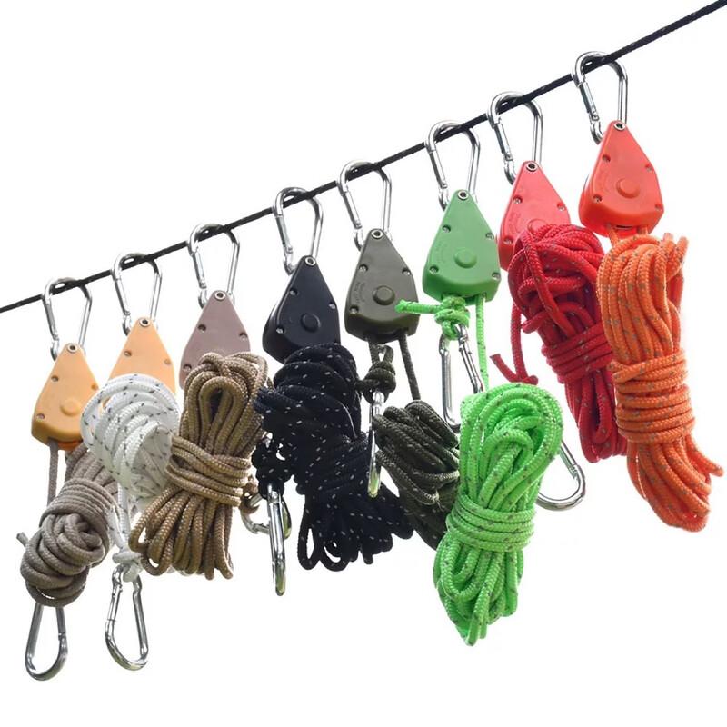 Brangdy Tent Rope Tensioner Pulley Adjuster