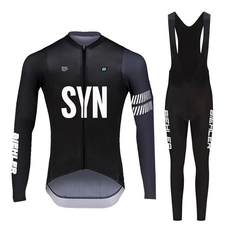 Bicycle Long-sleeved Top Set Road Bike Thin Men's Autumn and Winter Overalls 2026 Autumn Breathable Suit Cycling Suit