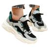 Women's Chunky Sneakers With Breathable And Comfortable Mesh Upper Lace Up Design Suitable For Outdoor Flip Flops Women Wedge