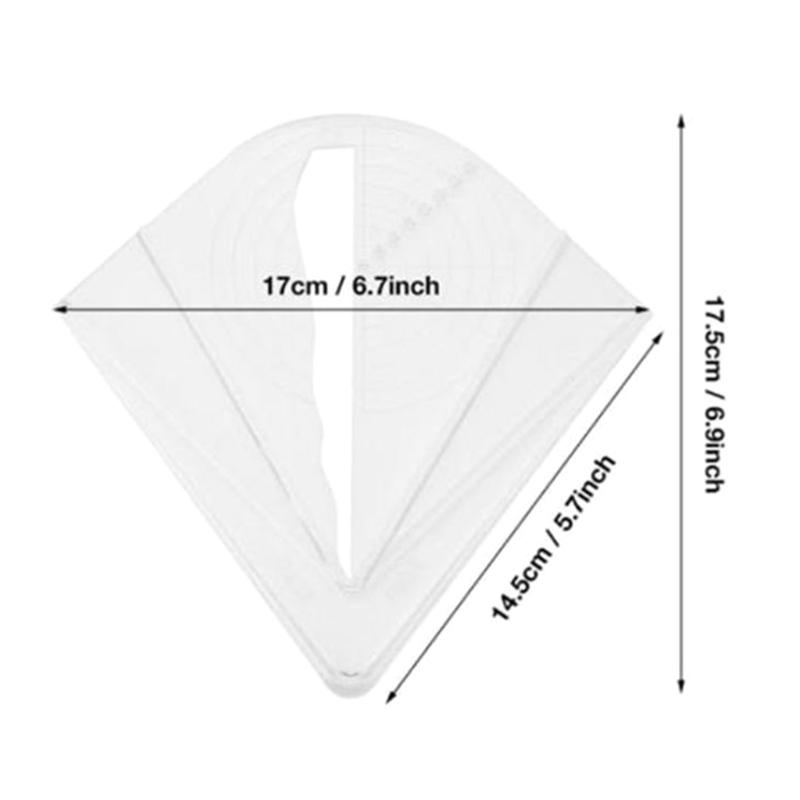 Plastic Center Finder for Square Round Octagons Hexagon , Wood Turners Lathe Work Drawing Circle Tools