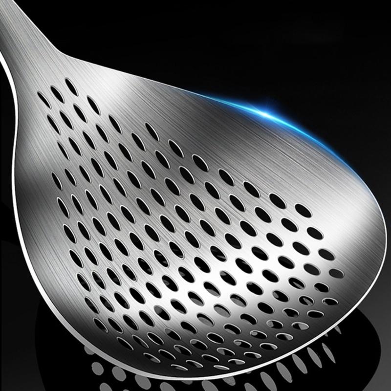 Practical Spoon Ladle for Cooking and Frying Spoons Practical Slotted Ladle for Convenient Food Draining
