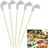 Golf Cocktail Picks, 4.7 In Fancy Toothpicks For Appetizers, Wooden Fruit Skewers Bamboo Food Sticks For Sandwich, Masters Golf