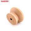 10 pezzi NAIERDI Maniglie 3.6X2.6CM Maniglie per cassetti in legno naturale Maniglie per porte guardaroba Hardware