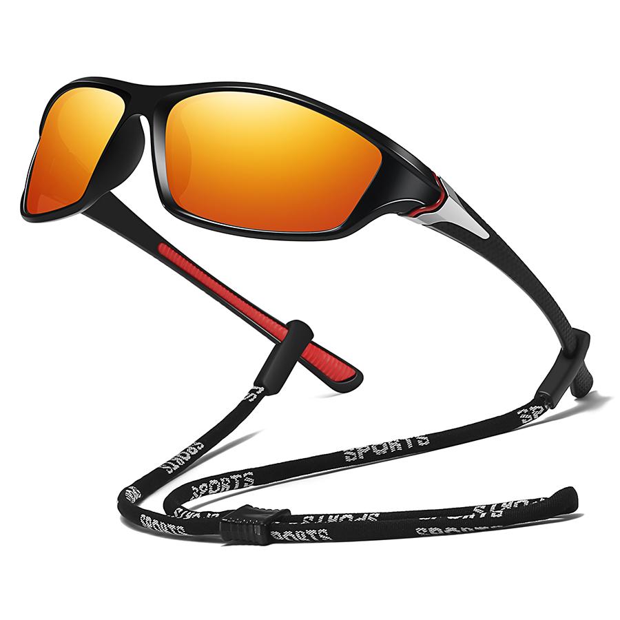 With Chain Vintage Sports Sunglasses Men Women Fishing Driving Running Cycling Mountaineering Fashion Sport Outdoor Sun Glasses 7
