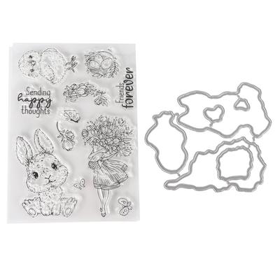 Transparent Stamp DIY Clear SkinFriendly Clear Reusable Stamp for Card Making Decoration