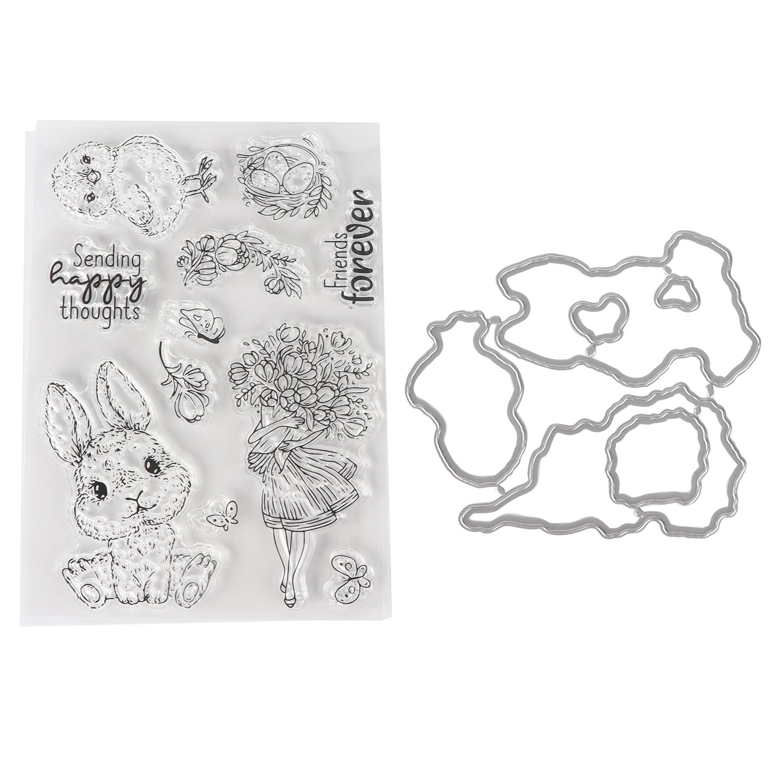 

Transparent Stamp DIY Clear SkinFriendly Clear Reusable Stamp for Card Making Decoration