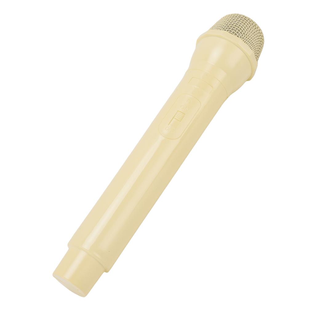 Simulated Microphone ABS Lightweight Rlistic Handheld Mic Prop for Speech Practice Cosplay Photography