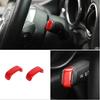 2PCS Red ABS Turn Signal Wiper Control Lever Trim For 2018- Jeep Wrangler JL