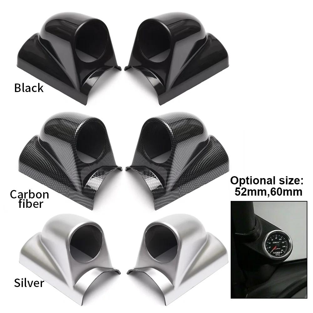 Car Meters Holder 52mm 60mm Universal One Hole Car Gauge Pod Auto Modified Instrument Meter Rack Left/Right Hand Dash Pod Mount