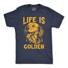 Funny Life's Golden T-Shirt, Golden Retriever Lover Gift
