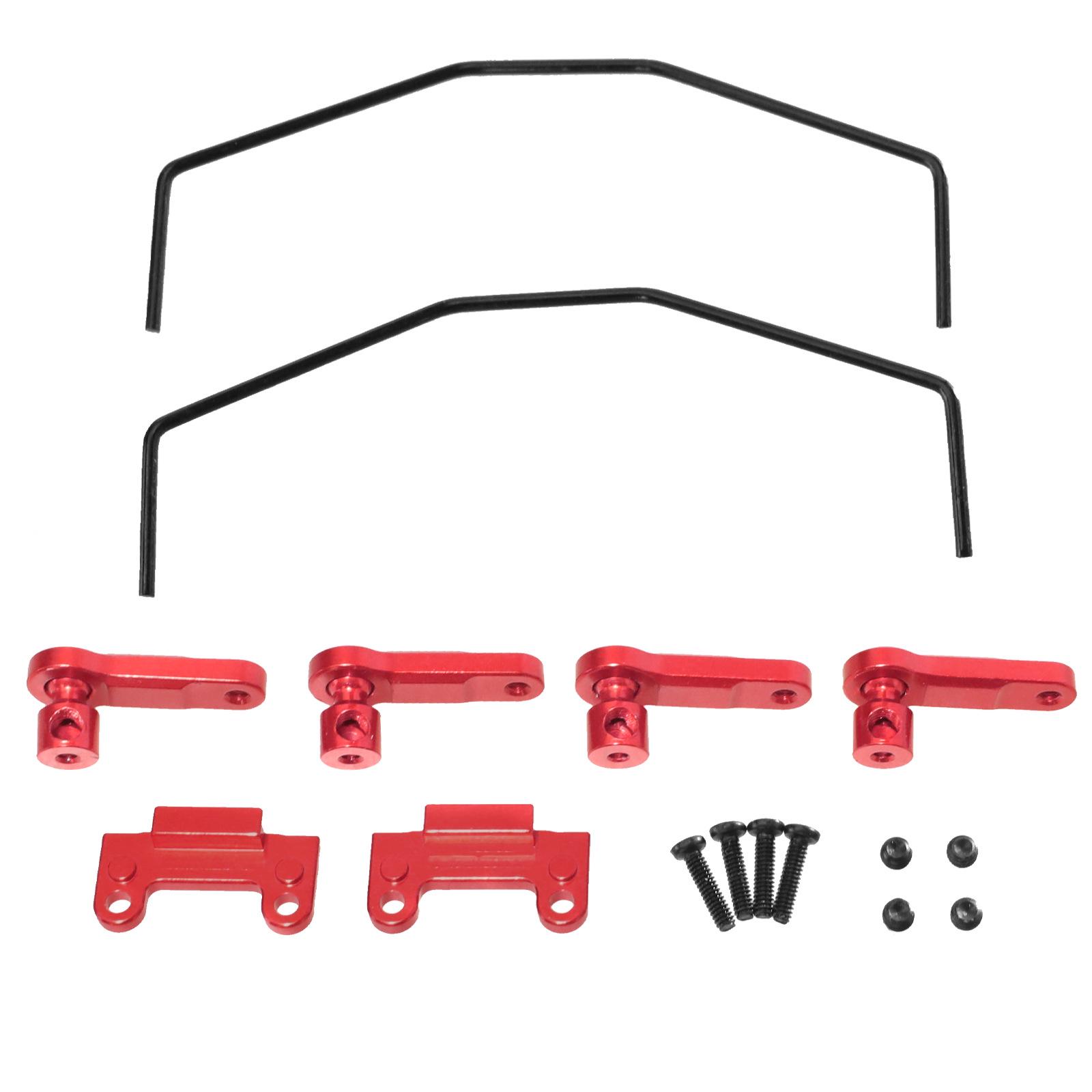 

Wltoys RC Автомобіль Металевий Набір Стабілізаторів Поперечної Стійкості для Моделей 144001, 144010, 124019. 1:12 1:14 Universal червоний