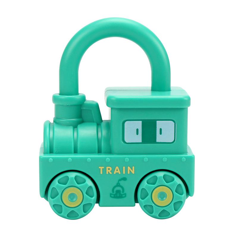 Children's Early Education Number Match Key Lock Toy for Toddlers - Ideal for Ages 1+ (Small Toy Car Design)