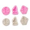 Funny Clown Shaped Silicone Mold Fondant Mould Baking DIY Supplies Nonstick