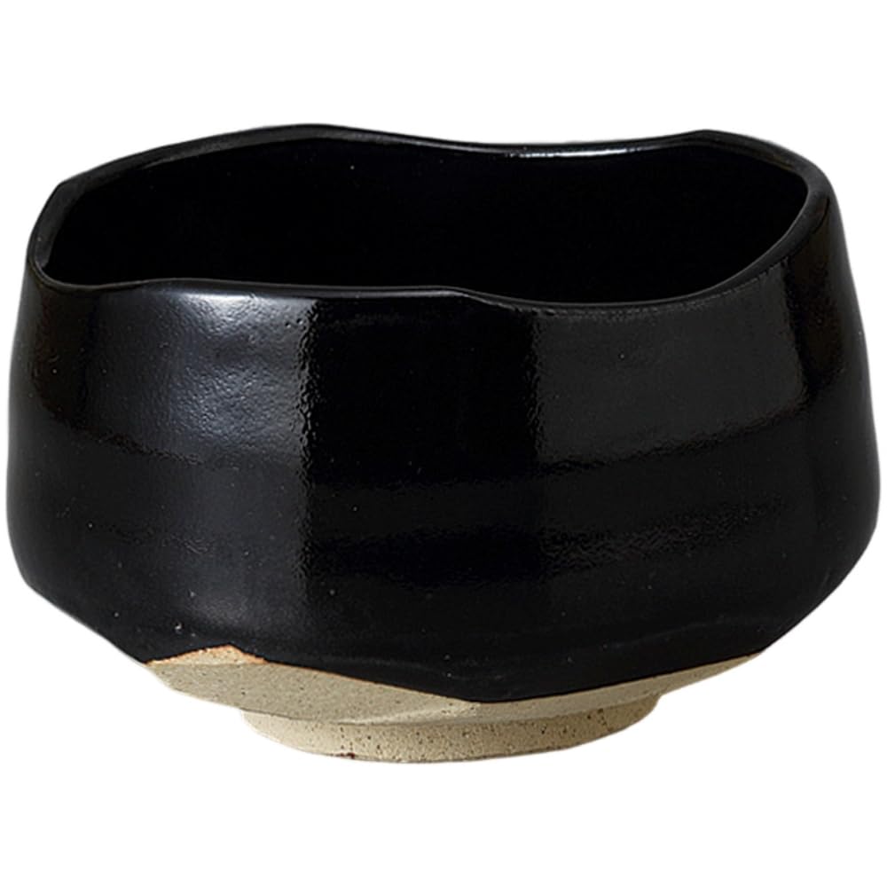 

Matcha x Yuzu Tenmoku Mino Made in Japan Ale-net Bowl, 11.5 H7.2cm, Pattern, Ware, чёрный