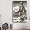 Placa de Metal Sagres Vintage Lata Retro Portuguesa Sagres Garrafa de Cerveja Publicidade Arte de Parede Decoração Bar Rústico Pub Man Cave P