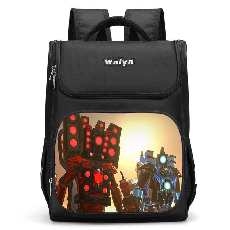 Spacious Oxford Cloth School Backpack 2024 Trendy Design For Kids And Preschoolers
