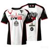 2026 Série Leste vs Oeste 25 Camiseta de Braço de Ferro para Fãs Camisa Esportiva Respirável Masculina Camisetas Respiráveis para Fitness e Academia