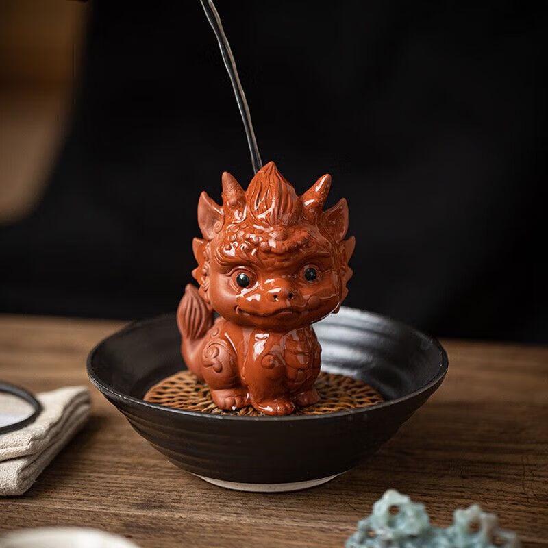 Ceramic Year of the Dragon Mascot Tea Pet