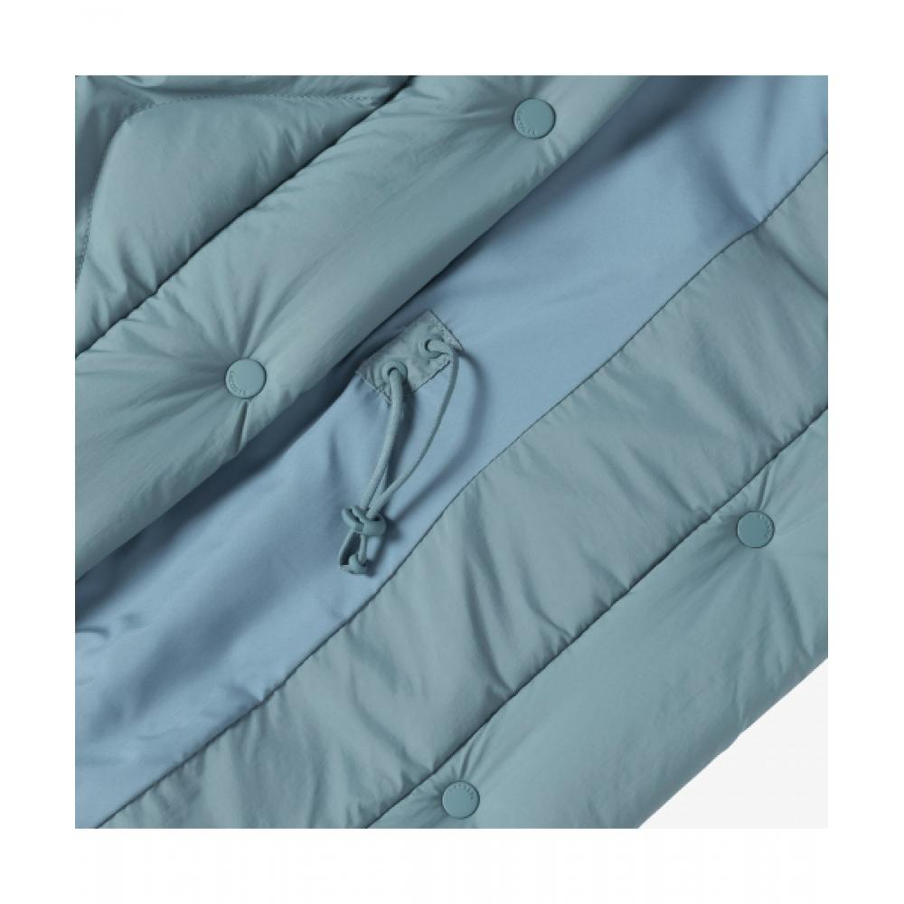 LacoSte Women S Hooded Quilted Down veSt [turquoiSe]