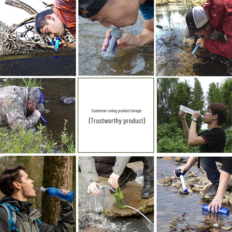 Portable Lightweight Survival Water Purifier Straw