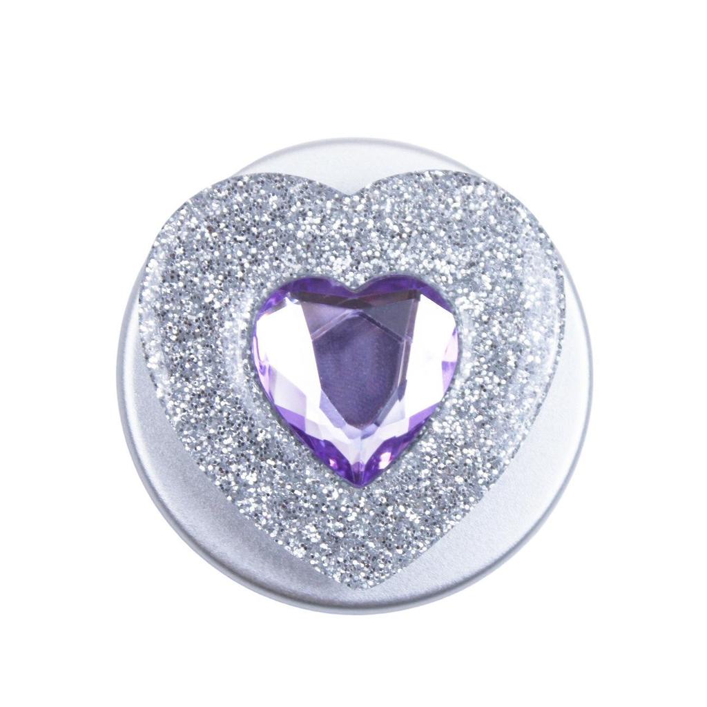 MagSafe Magnetic Phone Holder with Sparkling Rhinestones and Foldable Love Heart Design