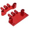 Metal Steering Gear Bracket Servo Mount Part for MN86 1 12 RC Car Modified AccessoriesRed