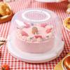 Porta Torta con Manico per Muffin, Crostate, Biscotti, Dessert, Contenitore per Cupcake per Feste