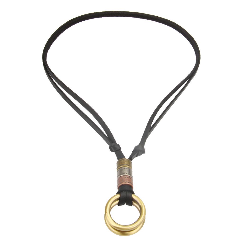 Adjustable Leather Cord Chain Men 