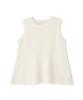 Proportion Body Dressing Sequin Sleeveless Knit White Sweater, Women's,