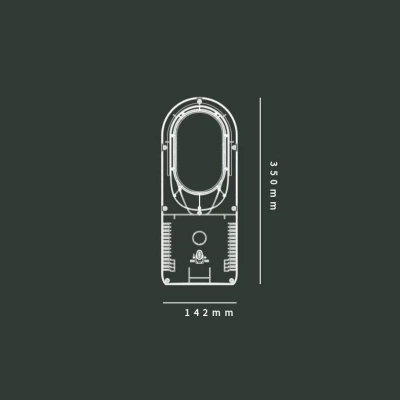 5W White Dormitory Desktop Bladeless Fan Household Aromatherapy Electric Fan Low Noise Operation and Long Endurance Air Conditioning Fan