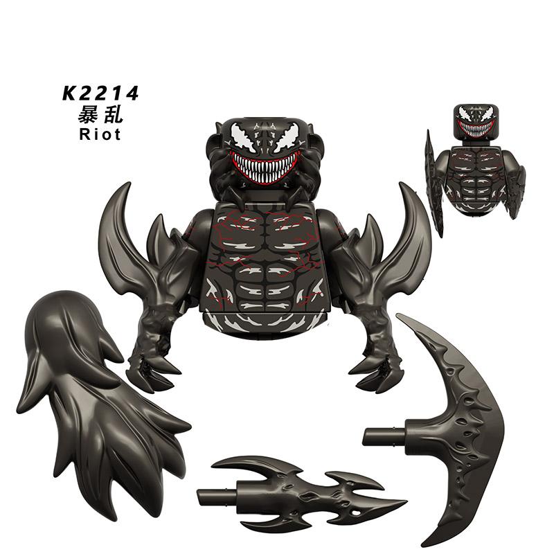 

Marvel Legends Карнаж Веном Блоки Кирпичики Анти-Веном Эдди Брок Для Игрушек Подарков Фигурки Экшн Строительные Блоки Для Детей