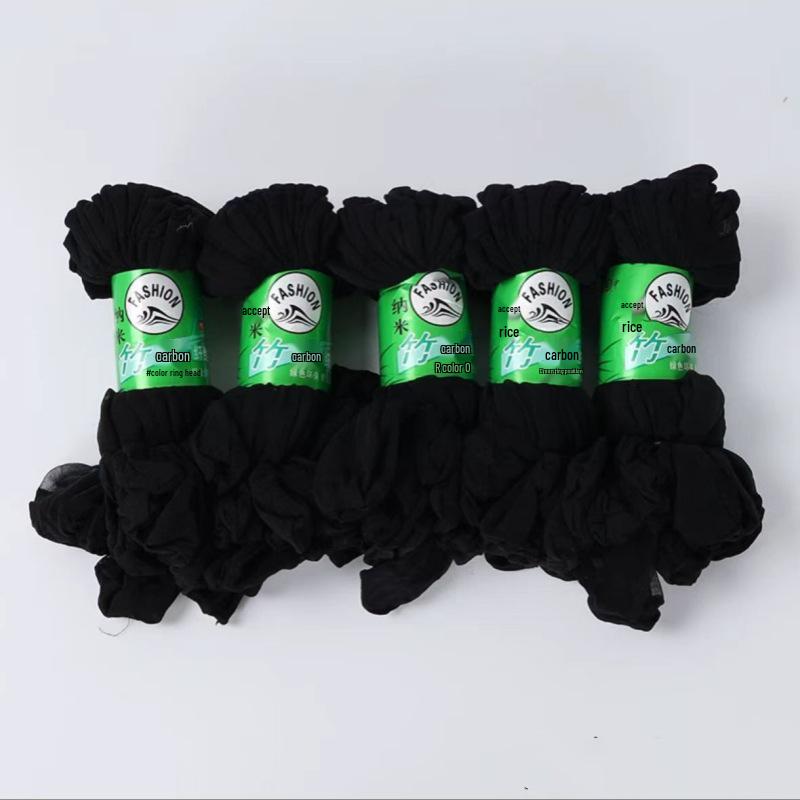 

Women s Ultra-Thin Breathable Crystal Short Socks - Anti-Snag, Invisible, Shallow Mouth, Black & Nude One Size