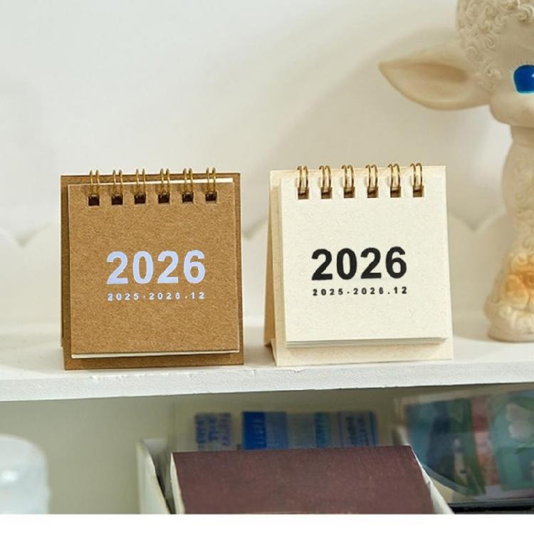 2025 Desk Calendar Mini Calendars With Smooth Writing Paper Essential For Desk Decoration And Time Management