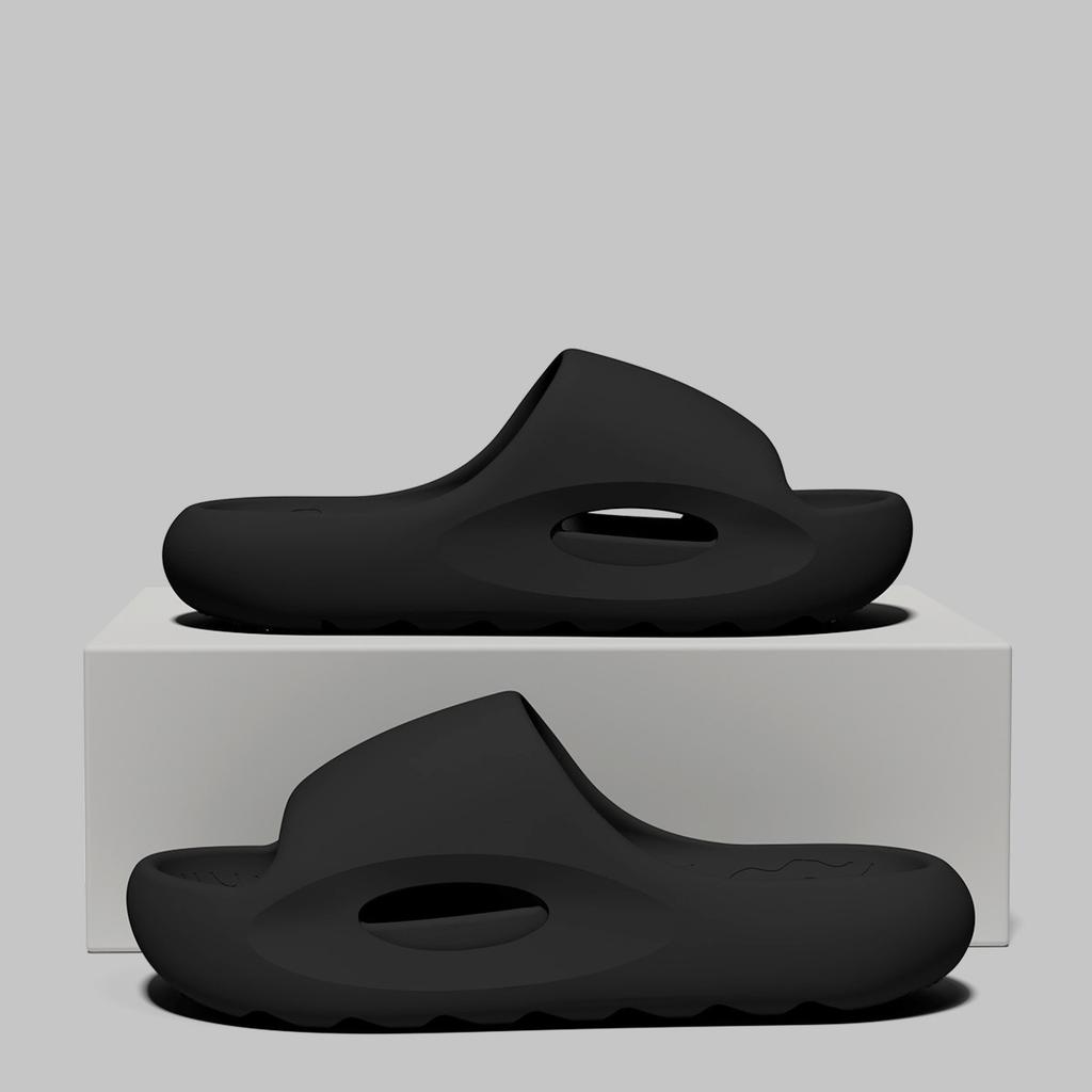 Fashion Crestar Summer Thick Soles Slippers For Women 2025 New Outdoor Anti-slip Beach Slides Soft Comfort EVA Sandals House Bath Shoes