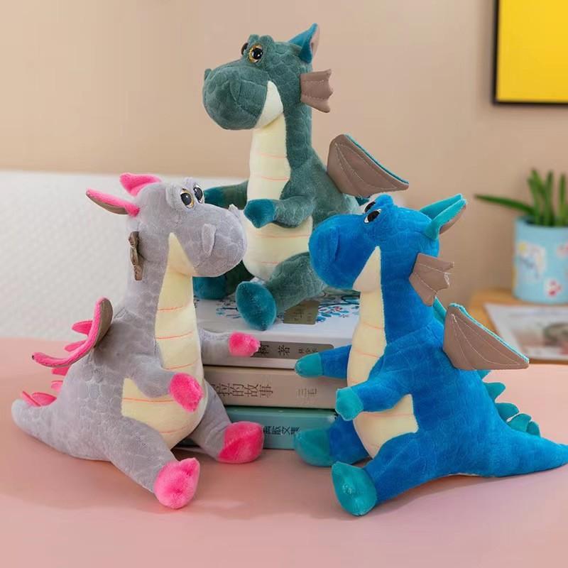 Plush Dinosaur Winged Toy Cartoon Stuffed Doll Bedroom Decoration Kids Gift