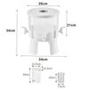 4 Grid Beverage Dispenser Rotatable Tea Jug Party Drinkware Drink Dispenser  Summer