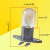 2 Pack Microwave Light Bulb 2A 250V 20W 2Pin Light Bulb Replacement for Oven