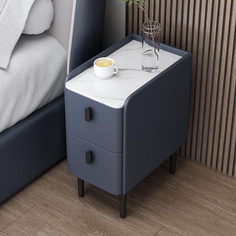 Modern Minimalist Sintered Stone Bedside Table
