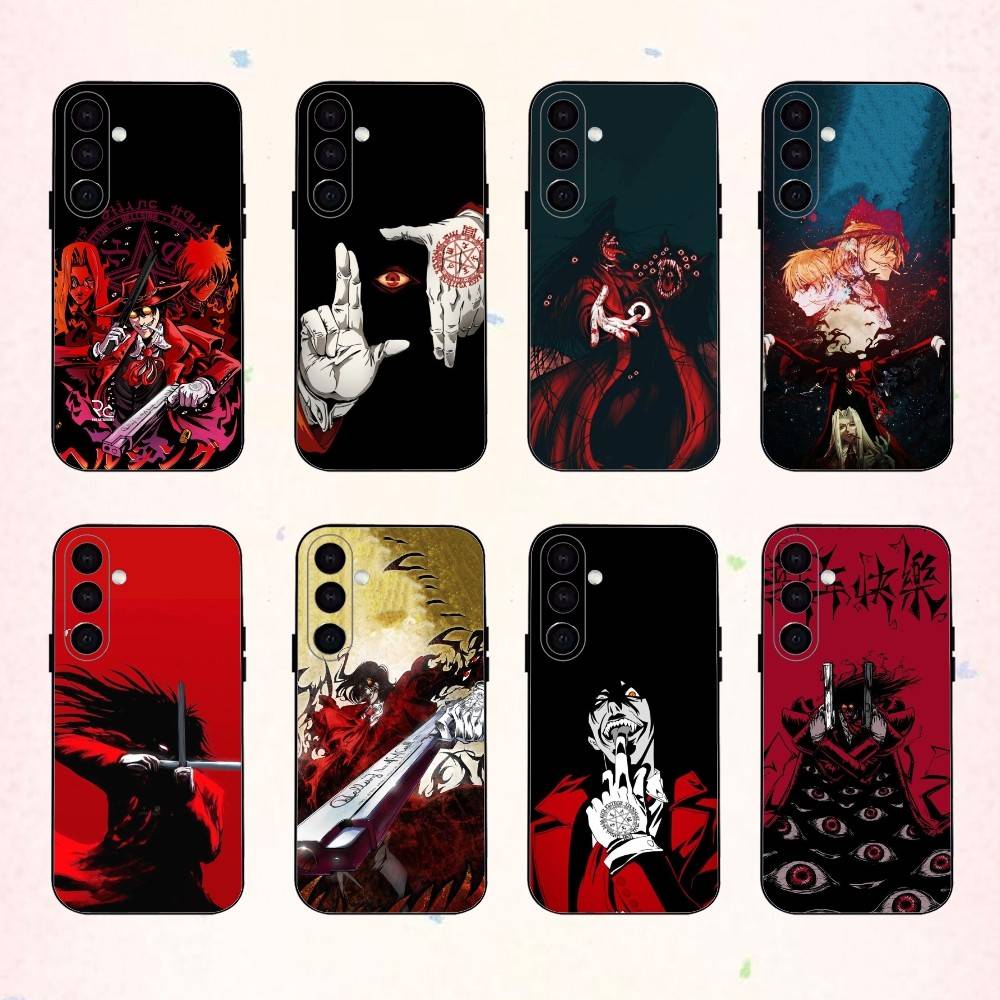 Gothic Hellsing U-Ultimate Phone Case For Samsung Galaxy A73,A72,A71,A70,A53,A52,A51,Others Soft Black Shell