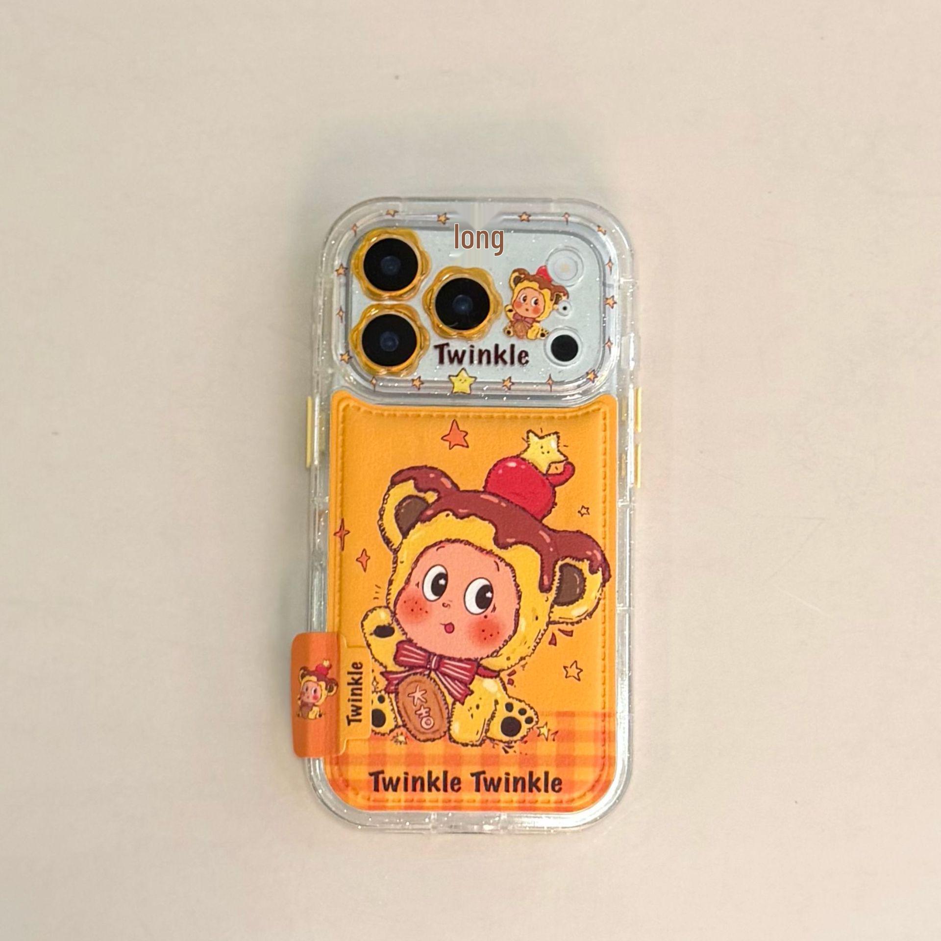 

Star Person Bumper Skin Texture Sticker for iPhone 13/14/16 Pro Max/17 Pro Cases iPhone 16 Pro