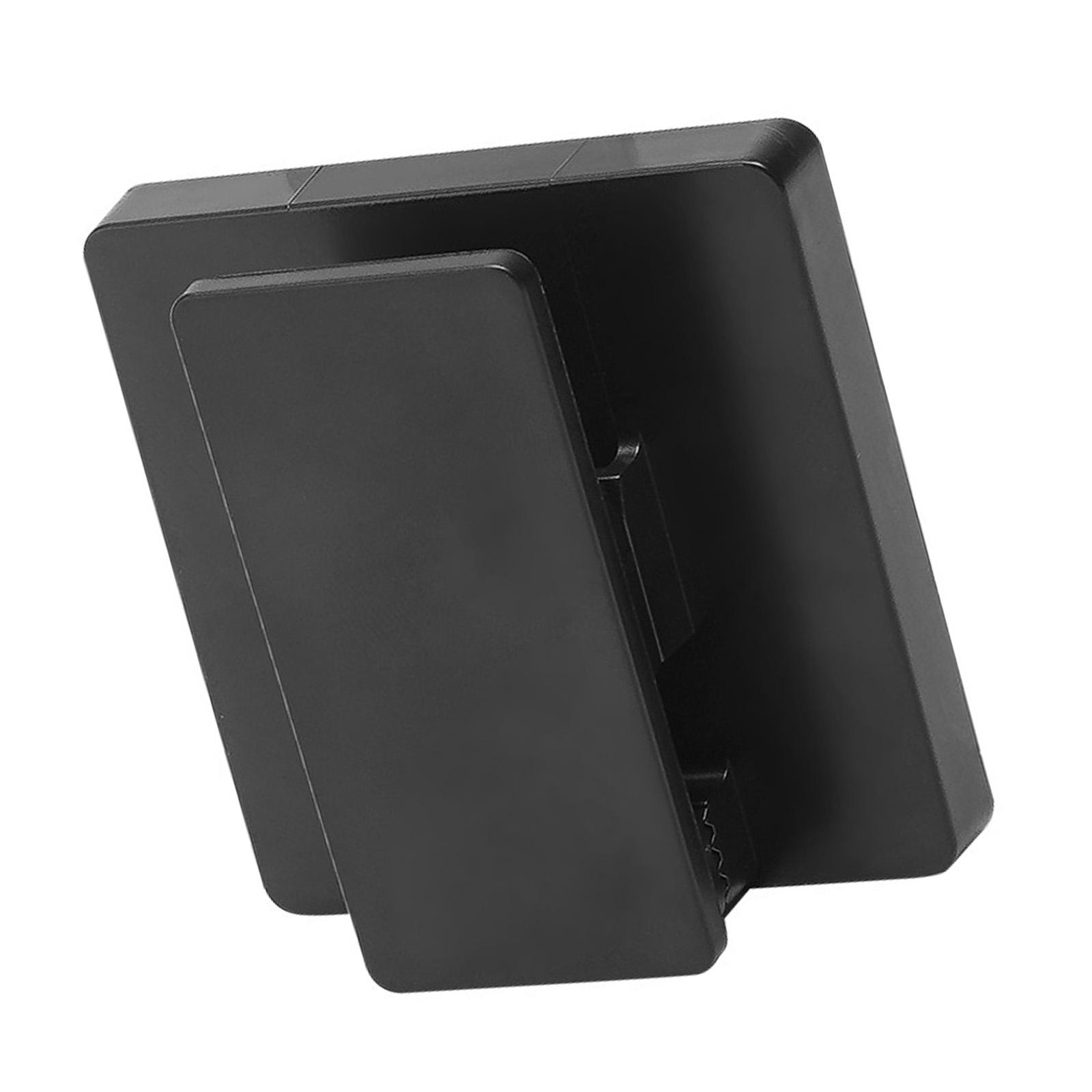 

Bathroom Storage Clip Easy Installation Toothpaste Holder Rack Stylish Facials Cleanser Hanger for Renters and Families чёрный