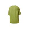 SAUCONY Solid Color Round Neck Loose Short Sleeve T-Shirt Women Tops Avocado-Green SC1230006DY-GE68