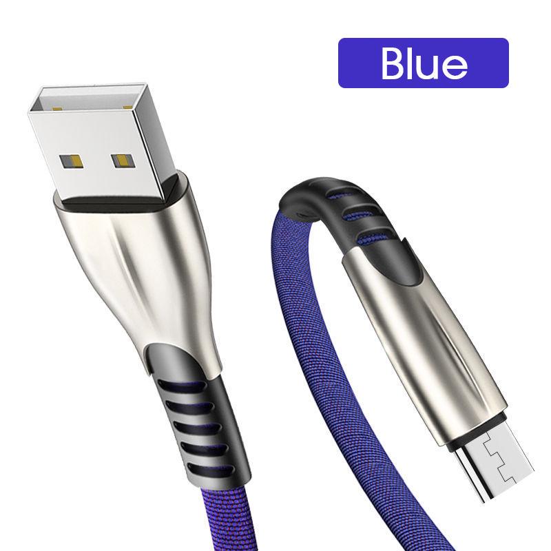 Cable de carga rápida de aleación de aluminio 6A, Cable de carga de 1m/2m aplicable a Android, Apple, tipo c, iPhone, ipad, OPPO, oneplus, Samsung